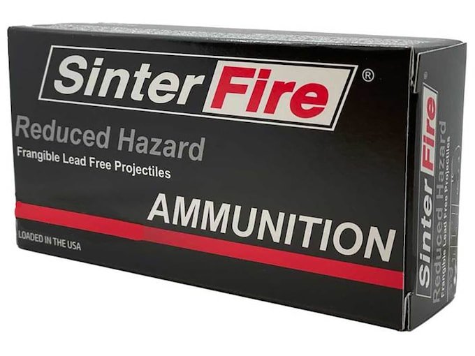 603341.jpg SinterFire Reduced Hazard Ammunition 380 ACP 75 Grain Frangible Flat Nose Lead Free Box of 50 - Image 1