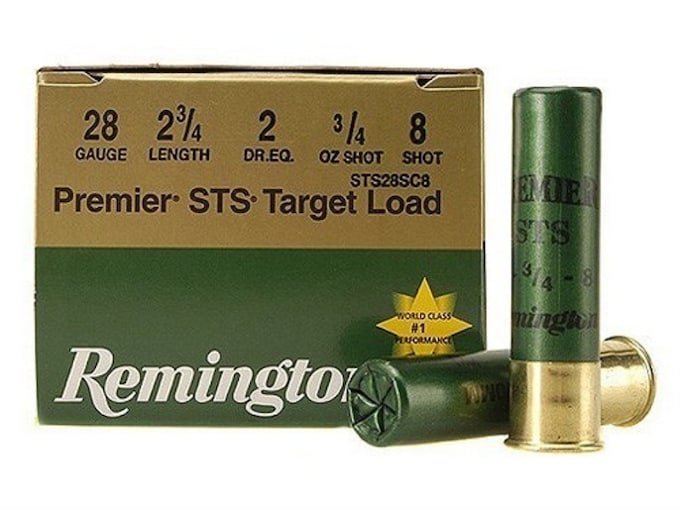 614209.jpg Remington Premier STS Target Ammunition 28 Gauge 2-3/4" 3/4 oz #8 Shot - Image 1
