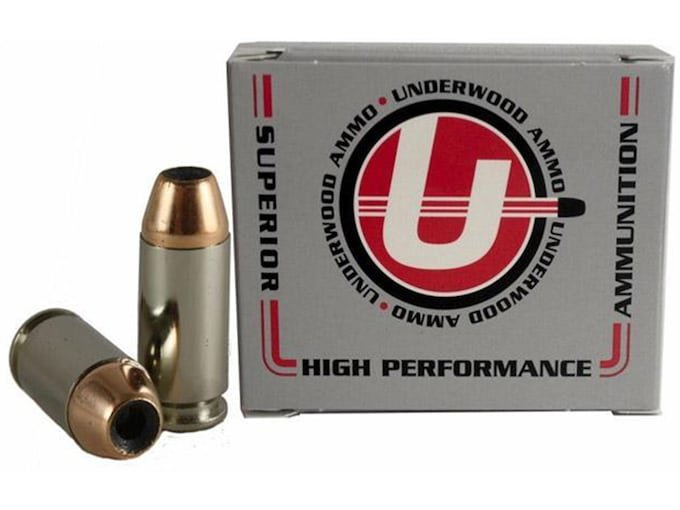 651448.jpg Underwood Ammunition 40 S&W 135 Grain Jacketed Hollow Point Box of 20 - Image 1