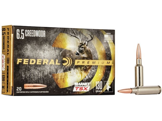 659954.jpg Federal Premium Ammunition 6.5 Creedmoor 130 Grain Barnes TSX Box of 20 - Image 1