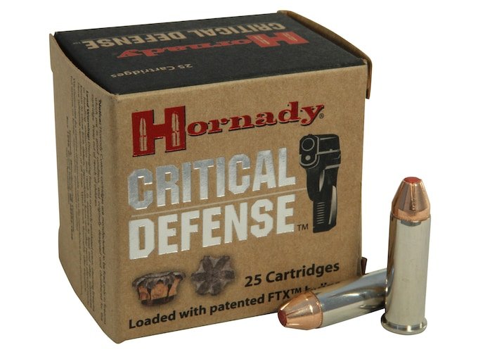 667264.jpg Hornady Critical Defense Ammunition 38 Special +P 110 Grain FTX Box of 25 - Image 1
