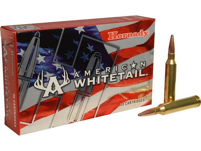 667331.jpg Hornady American Whitetail Ammunition 7mm Remington Magnum 154 Grain Interlock Spire Point Box of 20 - Image 1