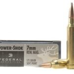 Federal Power-Shok Ammunition 7mm Remington Magnum 175 Grain Soft Point