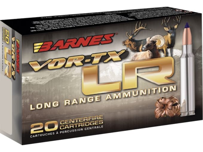 675204.jpg Barnes VOR-TX Long Range Ammunition 30-06 Springfield 175 Grain LRX Polymer Tipped Spitzer Boat Tail Lead-Free Box of 20 - Image 1