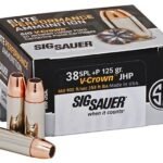 Sig Sauer Elite Performance Ammunition 38 Special +P 125 Grain V-Crown Jacketed Hollow Point Box of 20