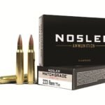 Nosler Match Grade Ammunition 223 Remington 77 Grain Custom Competition Match Box of 20