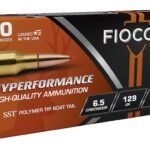 Fiocchi Extrema Ammunition 6.5 Creedmoor 129 Grain Hornady SST Polymer Tip Box of 20