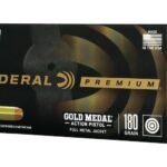 Federal Premium Gold Medal Action Pistol Ammunition 40 S&W 180 Grain Full Metal Jacket