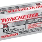 Winchester Super-X Ammunition 22 Short 29 Grain Plated Lead Round Nose