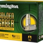 Remington Golden Saber Defense Ammunition 40 S&W 180 Grain Brass Jacketed Hollow Point Box of 20
