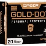 Speer Gold Dot Ammunition 327 Federal Magnum 100 Grain Jacketed Hollow Point