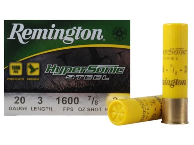 718744.jpg Remington HyperSonic Ammunition 20 Gauge 3" 7/8 oz #2 Non-Toxic Shot - Image 1