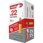 Aguila Interceptor Ammunition 22 Long Rifle 40 Grain Plated Lead Round Nose