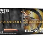 Federal Premium Ammunition 243 Winchester 90 Grain Hornady ELD-X Polymer Tip Box of 20