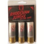 Reaper Defense Rhodesian Jungle Red Ammunition 12 Gauge 2-3/4" 00 Buckshot and BB Shot 3PK