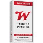 Winchester USA Target & Practice Ammunition 380 ACP 95 Grain Full Metal Jacket