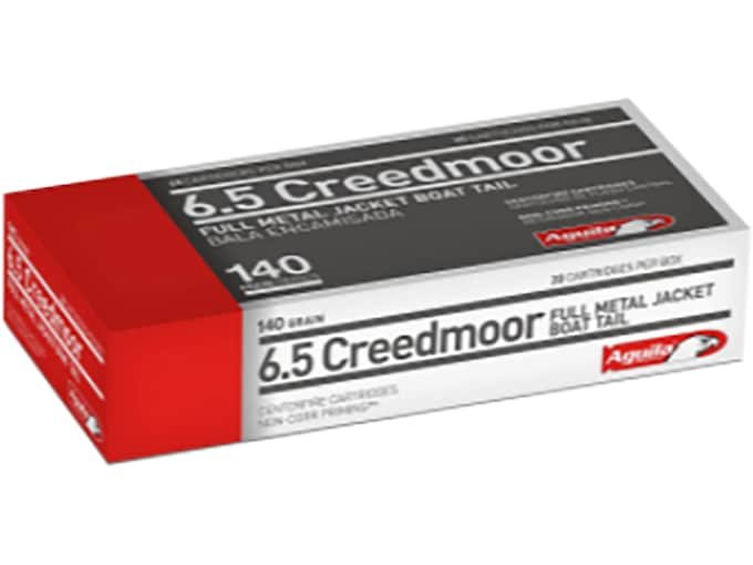 744206.jpg Aguila Ammunition 6.5 Creedmoor 140 Grain Full Metal Jacket - Image 1