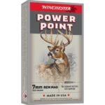Winchester Power Point Ammunition 7mm Remington Magnum 150 Grain Power-Point Box of 20