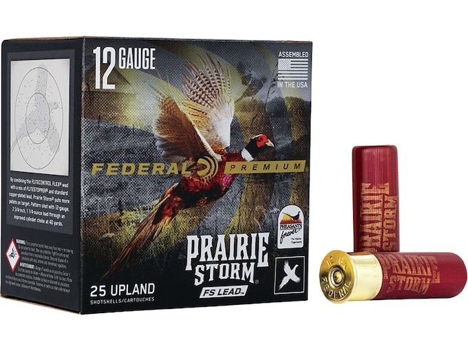 760204.jpg Federal Premium Prairie Storm Ammunition 12 Gauge Copper Plated Shot - Image 1