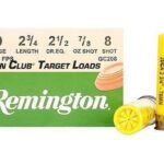 Remington Gun Club Target Ammunition 20 Gauge 2-3/4" 7/8 oz #8 Shot