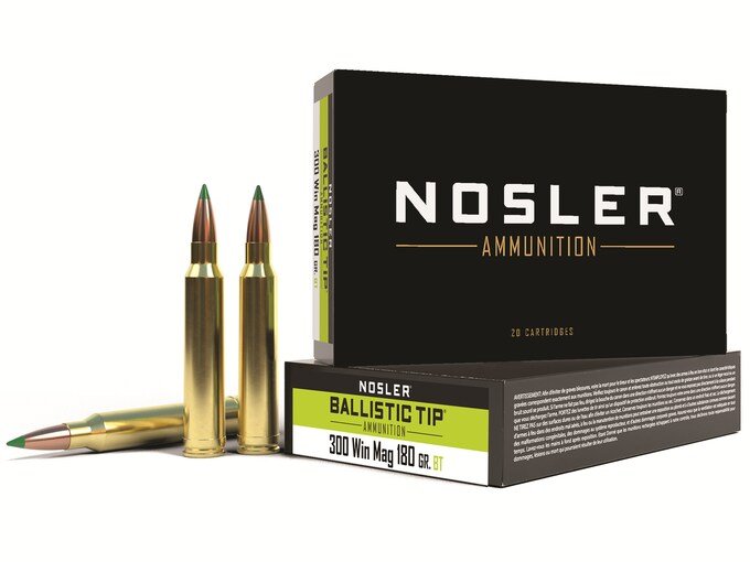 767396.jpg Nosler BT Ammunition 300 Winchester Magnum 180 Grain Ballistic Tip Box of 20 - Image 1