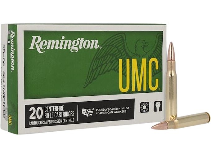 776717.jpg Remington UMC Ammunition 30-06 Springfield 150 Grain Full Metal Jacket - Image 1