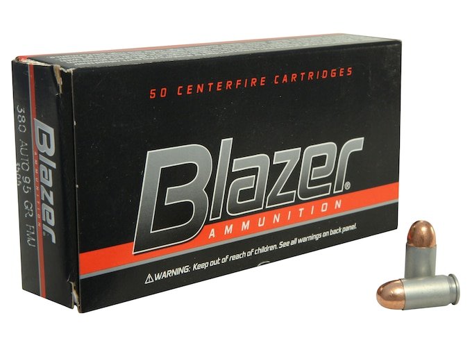 783777.jpg Blazer Ammunition 380 ACP 95 Grain Full Metal Jacket - Image 1