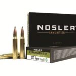 Nosler E-Tip Ammunition 223 Remington 55 Grain Polymer Tip Varmint Lead-Free Box of 20