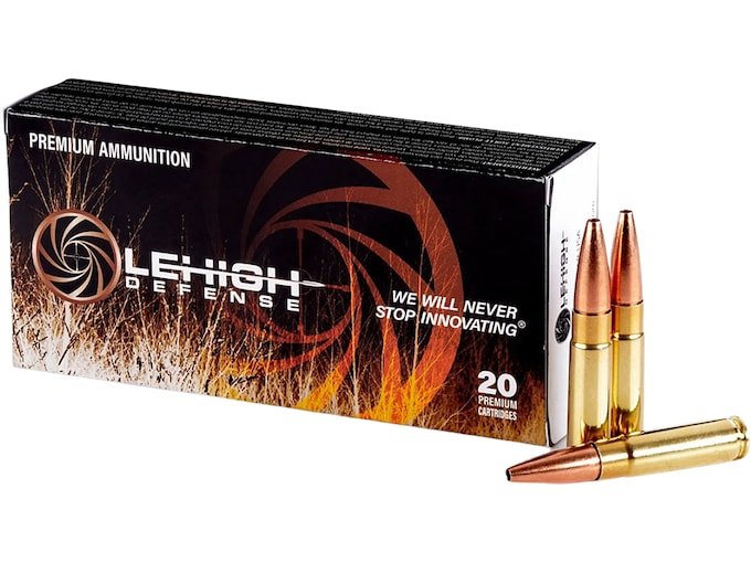 829364.jpg Lehigh Defense CC Ammunition 300 AAC Blackout 115 Grain Controlled Chaos Lead Free Box of 20 - Image 1