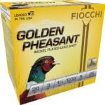 Fiocchi Golden Pheasant Ammunition 20 Gauge 3" 1-1/4 oz #5 Nickel Plated Shot Box of 25