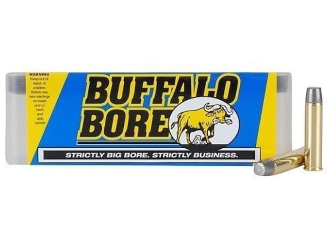 834283.jpg Buffalo Bore Ammunition 460 S&W Magnum 360 Grain Lead Flat Nose Box of 20 - Image 1