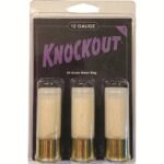 Reaper Defense Knockout Ammunition 12 Gauge 2-3/4" 40 Gram Bean Bag 3PK