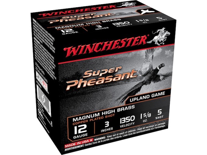 850932.jpg Winchester Super-X Pheasant Ammunition 12 Gauge 3" 1-5/8 oz #5 Shot - Image 1