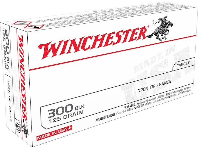 859597.jpg Winchester USA Ammunition 300 AAC Blackout 125 Grain Open Tip Range - Image 1