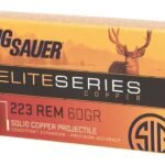Sig Sauer Elite Performance Hunting HT Ammunition 223 Remington 60 Grain Solid Copper Expanding Lead-Free Box of 20