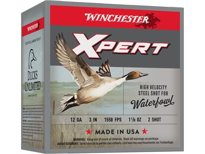 896391.jpg Winchester Xpert High Velocity Ammunition 12 Gauge 3" 1-1/8 oz #2 Non-Toxic Steel Shot - Image 1