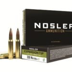 Nosler E-Tip Ammunition 308 Winchester 168 Grain Polymer Tip Lead-Free Box of 20