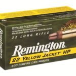 Remington Yellow Jacket Ammunition 22 Long Rifle 33 Grain Plated Truncated Cone Hollow Point