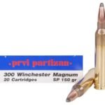 Prvi Partizan Ammunition 300 Winchester Magnum 150 Grain Soft Point Box of 20