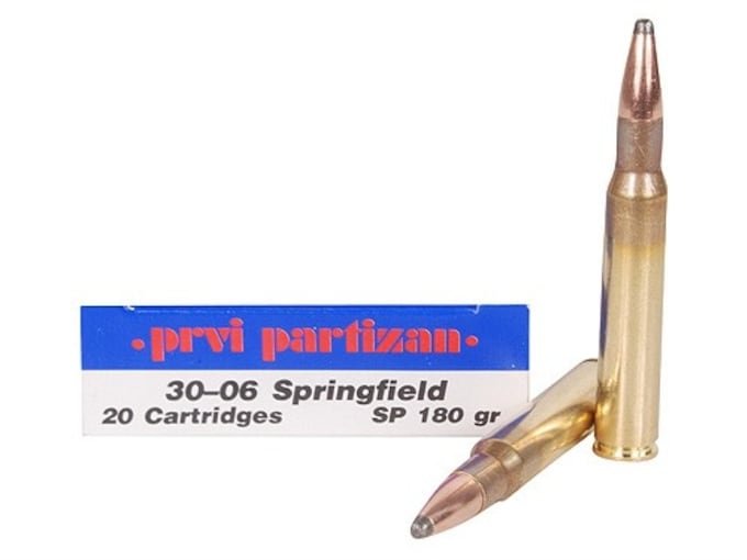938063.jpg Prvi Partizan Ammunition 30-06 Springfield 180 Grain Soft Point Box of 20 - Image 1