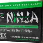 Apex Turkey Ninja TSS Ammunition 12 Gauge #8-1/2 Non-Toxic Tungsten Super Shot Box of 5