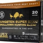 Apex Turkey TSS Smalltown Hunting Blend Ammunition 20 Gauge 3" 1-5/8 oz #7-1/2 & #9 Non-Toxic Tungsten Super Shot Box of 5
