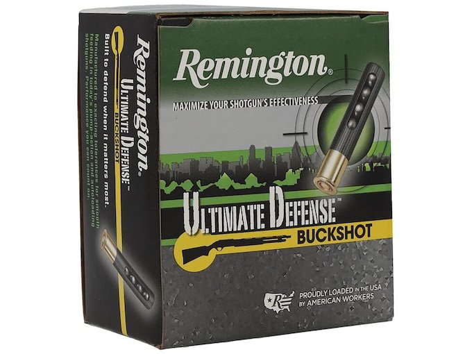 952974.jpg Remington Ultimate Defense Ammunition 410 Bore 3" 000 Buckshot 5 Pellets - Image 1