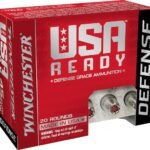 Winchester USA Ready Defense Ammunition 45 ACP 200 Grain Hex-Vent Jacketed Hollow Point Box of 20