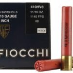 Fiocchi High Velocity Ammunition 410 Bore 3" 11/16 oz #8 Shot Box of 25