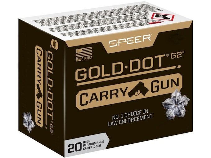 969663.jpg Speer Gold Dot Carry Gun Ammunition 45 ACP +P 200 Grain Gold Dot G2 - Image 1