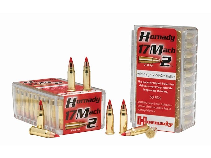 974425.jpg Hornady Varmint Express Ammunition 17 Hornady Mach 2 (HM2) 17 Grain V-MAX - Image 1