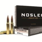 Nosler Match Grade Ammunition 308 Winchester 155 Grain Custom Competition Box of 20