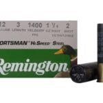 Remington Sportsman Hi-Speed Ammunition 12 Gauge 3" 1-1/4 oz #2 Non-Toxic Steel Shot