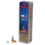 CCI Mini-Mag Ammunition 22 Long Rifle 40 Grain Plated Lead Round Nose - Image 2